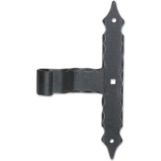 Kreuzband ohne Kegel - 300 x 40 x 6 mm - Verzinktes und geschwärztes Schmiedeeisen