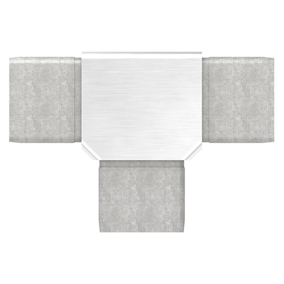 V4A Verbindungsstück für Rohr 40x40x2mm - Hochwertige Rohrverbindung