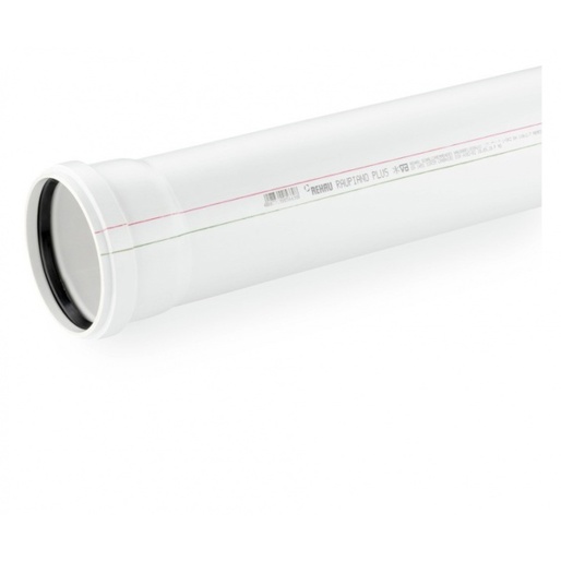 RAUPIANO PLUS Abflussrohr DN 90 - 1000 mm Baulänge | Hochwertige Abflusslösung